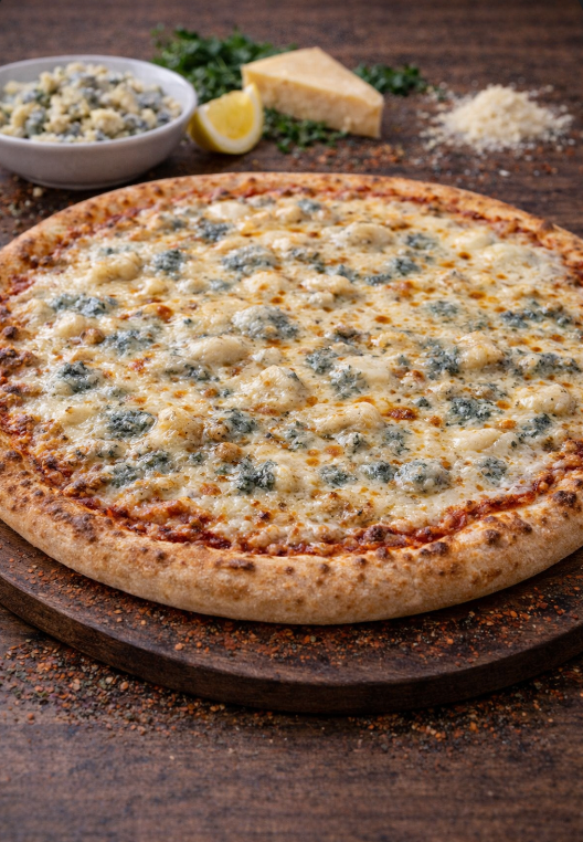 Pizza Formaggi – vier kazen