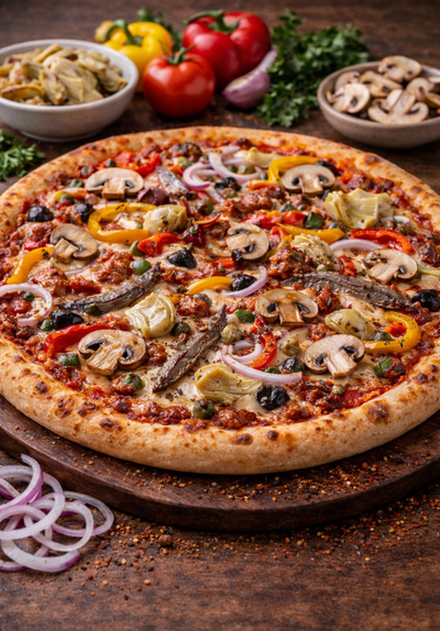Pizza Vegetariana – vegetarisch