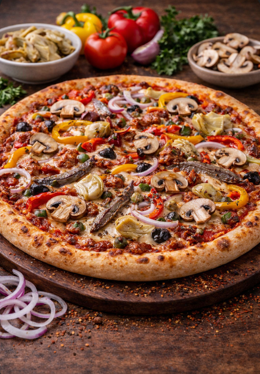 Pizza Vegetariana – vegetarisch