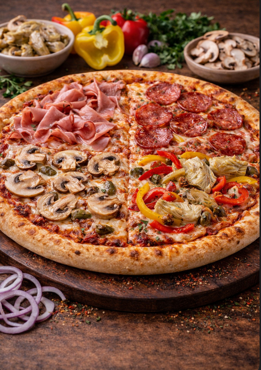 Pizza Quattro Stagioni – vier seizoenen