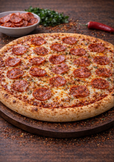 Pizza Peperoni – pittige worst
