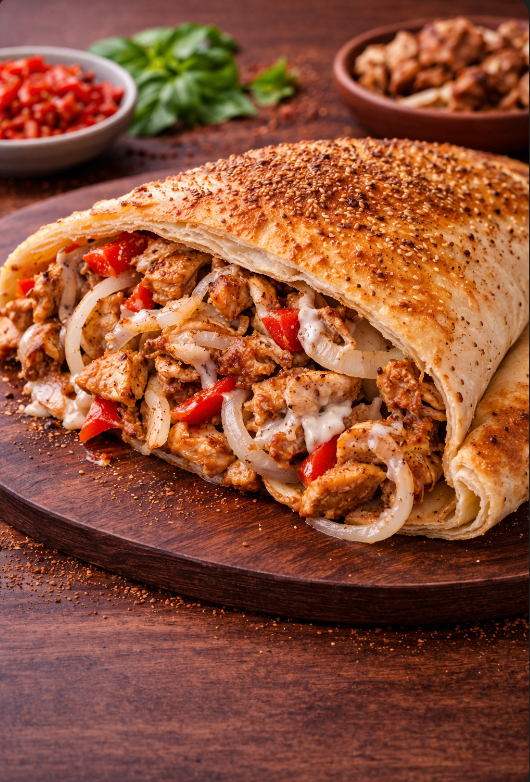 Calzone Kipdöner Speciaal