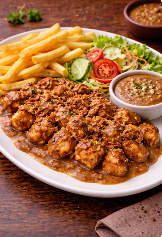 Kip Sate Schotel
