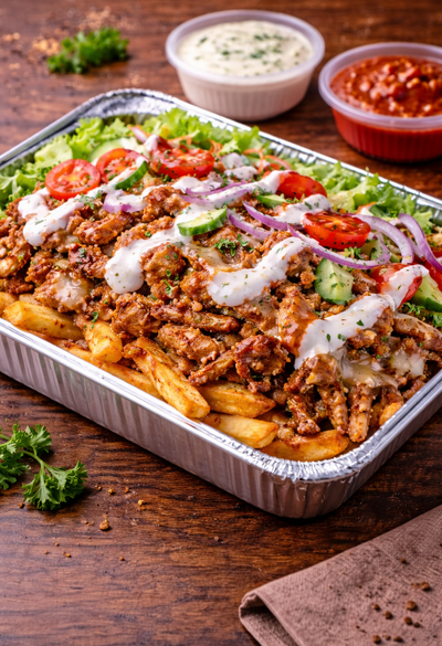 Kapsalon Gyros Dubbeldekker